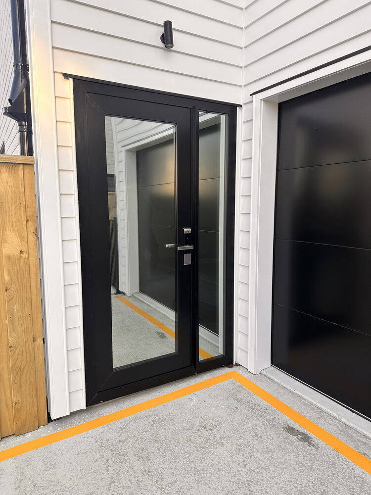House window tinting, front door